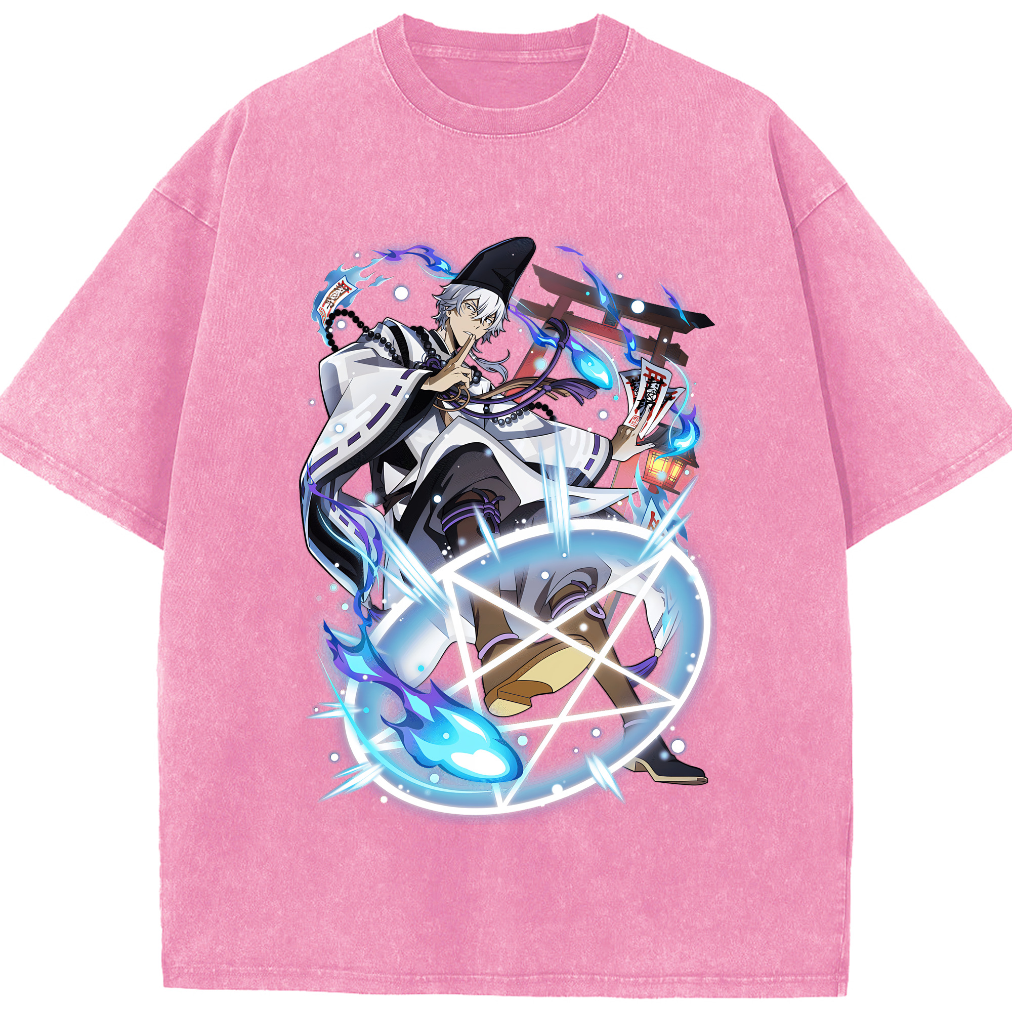 （画像用） 文豪ストレイドッグス Bungo Stray Dogs 綿100% ヴィンテージ風 半袖Tシャツ（フロントプリント）